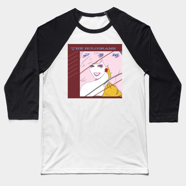 Jem Album Cover Baseball T-Shirt by corbinhunsaker